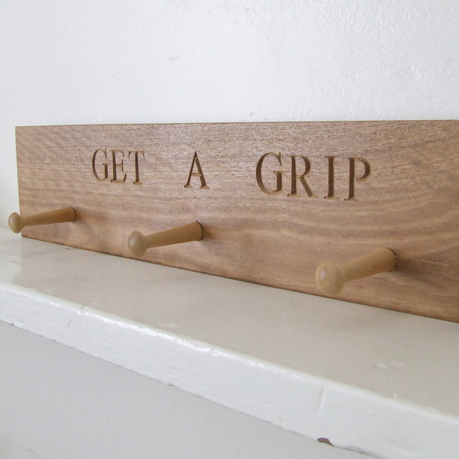 personalised shaker peg rail